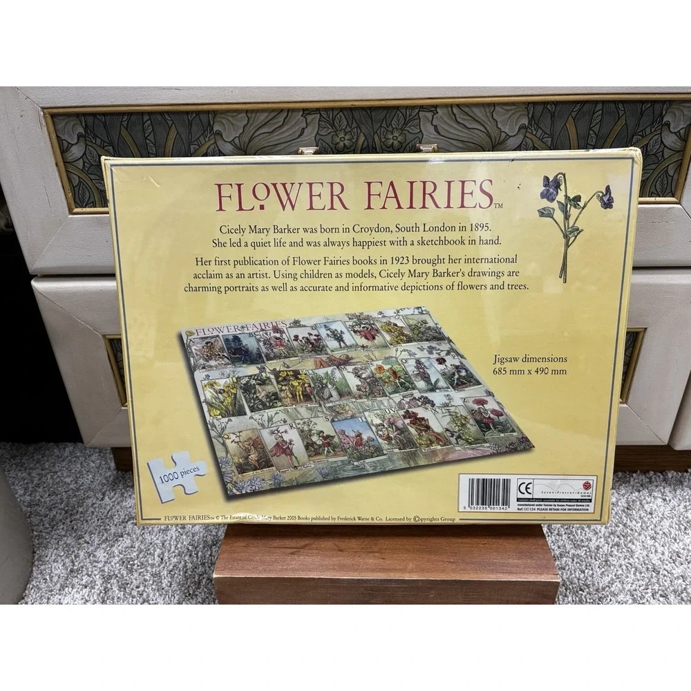 Set Of 3 Vintage Sealed Flower Fairies Jigsaw‎ Puzzles By Cicely Mary Barker